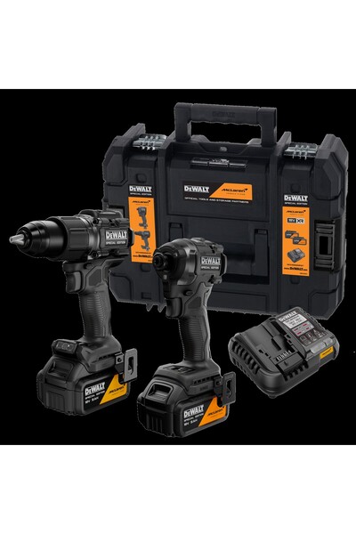 Dewalt 18V XR 5.0AH X MCLAREN DARBELİ MATKAP X DARBELİ TORNAVİDA İKİLİ SET