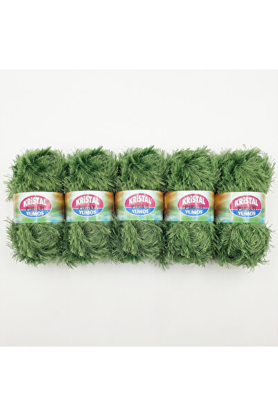 Nilay Bearded Yarn 5-Piece Set Furry Soft Textured Yarn Knitting Yarn 100g Oi...