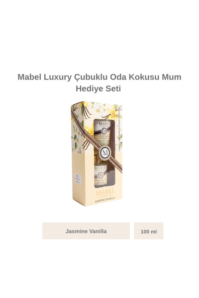 Mabel Luxury Bosphorus Garden Çubuklu Oda Kokusu Mum Hediye Seti