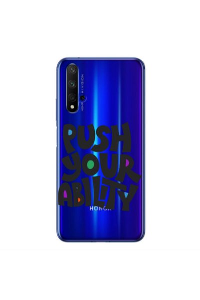 Other Huawei Nova 5 T Push Your Ability Transparent Silicone TPU Θήκη