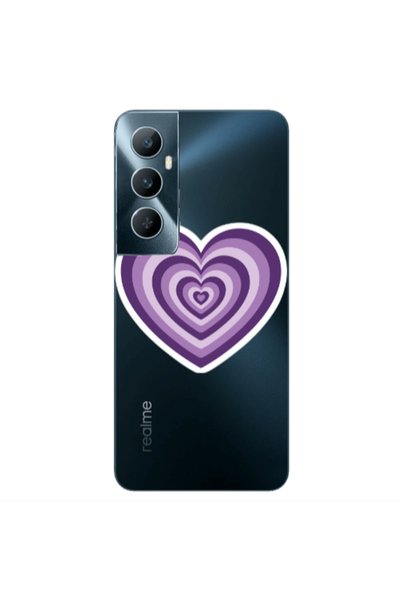 Other Realme C65 My Heart Is Yours 2 Transparent Silicone TPU Θήκη