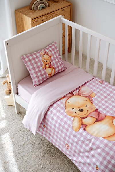 Pithy Winny Touch Baby Size Bed Sheet and Duvet Cover Set (100X150)