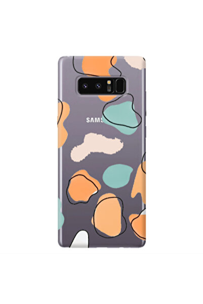 Other Samsung Note 8 Colorful spots Transparent Silicone TPU Θήκη