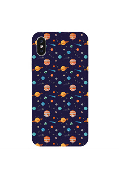 Other Apple iPhone Xs Max Planets Transparent Silicone TPU Θήκη