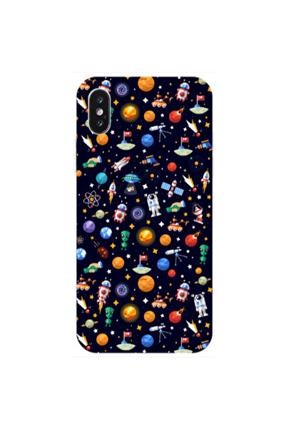 Other Apple iPhone Xs Max Small planets Transparent Silicone TPU Θήκη