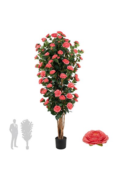Roberto Rossi Copac artificial Camelia Japonica H180 cm cu 870 frunze si 120 ...