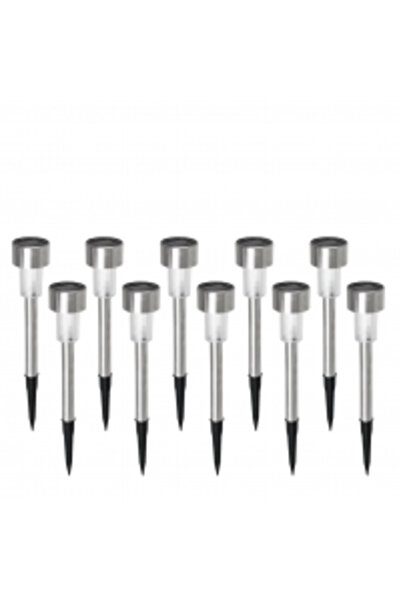 DealsReall Set 10 Lămpi Solare LED de Grădină - Iluminat Exterior Galben, Des...