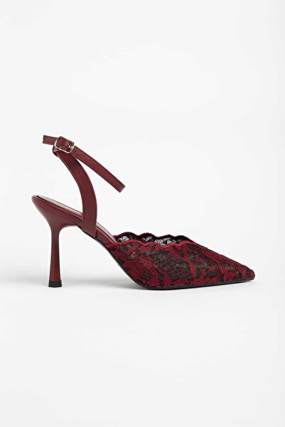 CHICELLA Napoli Lace Detailed Women's Heeled Shoes