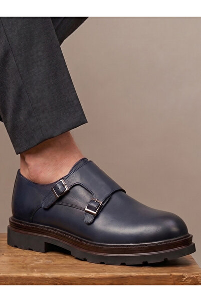 pozze Summer Men's Casual Buckle Leather Shoes