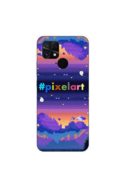 OEM Husa compatibila cu Xiaomi Poco C40 Silicon Gel Tpu Model Pixel Art Peisaj