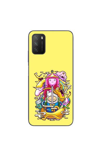OEM Husa compatibila cu Xiaomi Poco M3 Silicon Gel Tpu Model Adventure Time P...