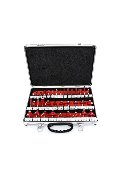 Kraft&dele Set de freze pentru lemn, KD10280, Kraft&Dele, 35 bucăți
