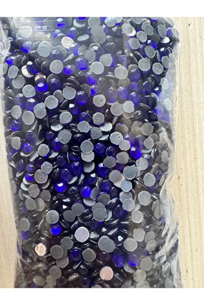 Ganz trend SS 20 ütü ile yapışan Kristal Taş lacivert