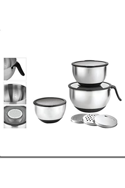 MİEN Storage and Mixing Container Set 9 Pieces Cha-01