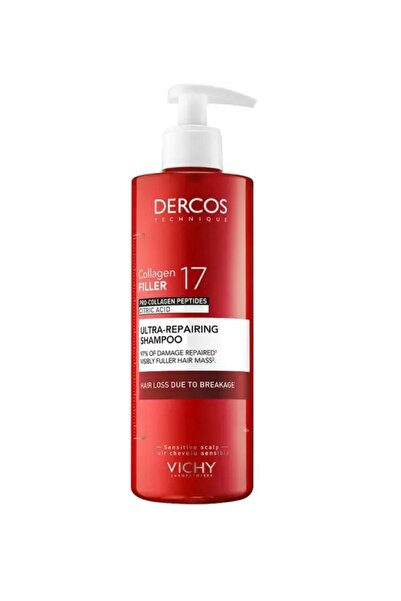 Vichy Sampon ultra-reparator pentru par deteriorat si fragil Dercos Collagen ...