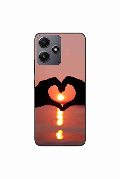OEM Case compatible with Xiaomi Redmi 12 5G Silicon Gel Tpu Pattern Glow of Love