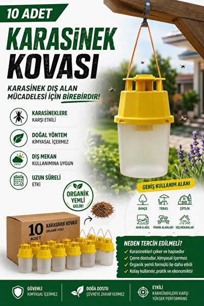 EKN karasinek kovası organik yemli dış alan karasinek ile mücadele