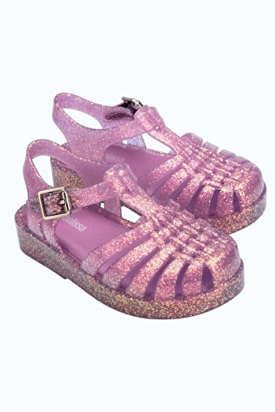 Mini Melissa Kız Çocuk 22-27 Numara Possession Shiny Sandalet Mor