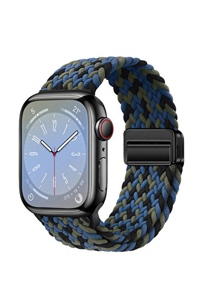 Kasse Curea Nylon pentru Apple Watch SE3/SE2/SE/11/10/9/8/7/6/5/4/3/2/1 displ...