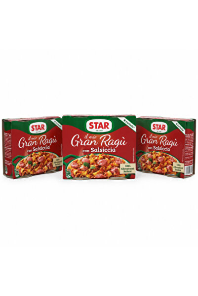 Star Set 3 x Il Mio Gran Ragù con Salsiccia, sos ragù cu cârnați, 2 conserve ...