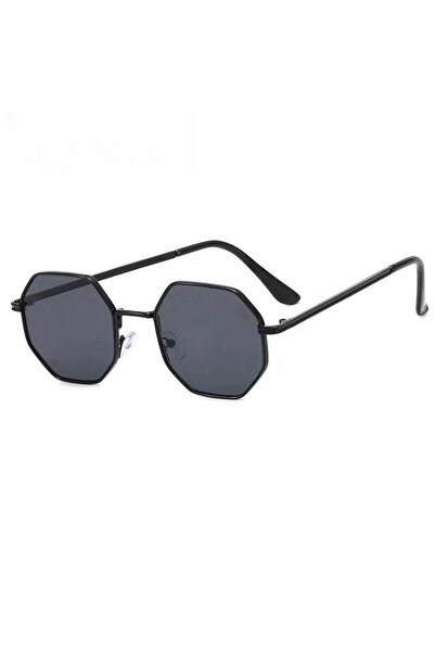 Choice Black Classic Metal Fashion Retro Sunglasses Polygonal Octagon Shape G...