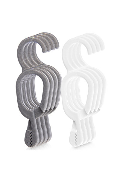 Orion Cleme pentru prosoape cu cârlig, Set de 8 piese