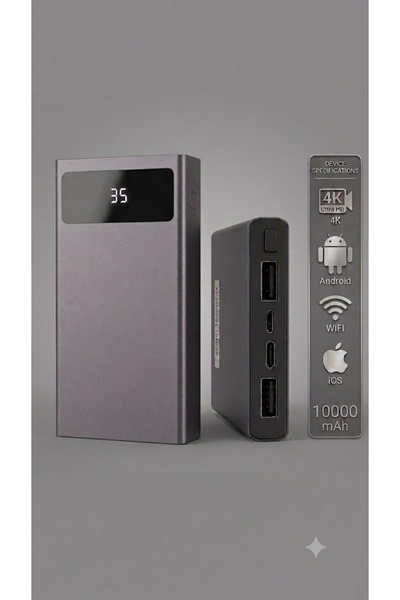 SICAK TAKİP Powerbank Wifi Full HD Mini Gizli Kamera 4k 10.000 mAh