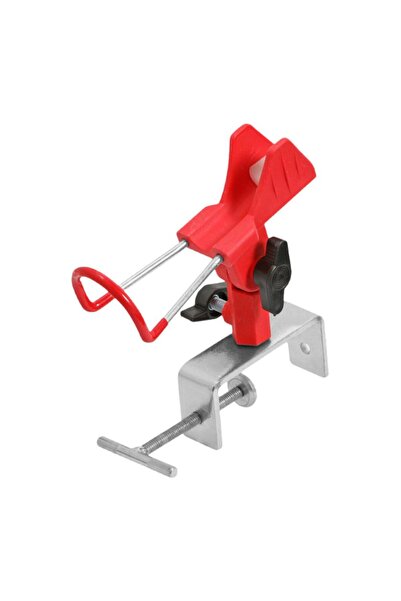 Choice1 Red Boat Fishing Rod Holder Adjustable Non Slip Metal Base Clamp on R...
