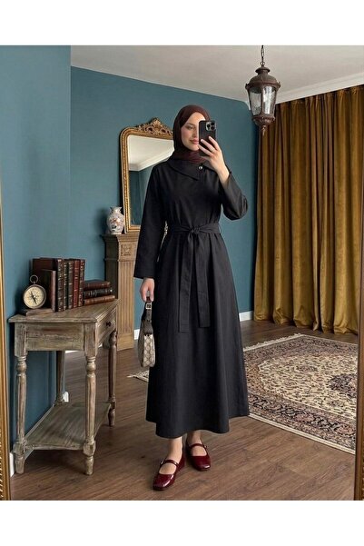 EMMAS CLOTHİNG فستان بوبلين طويل للنساء