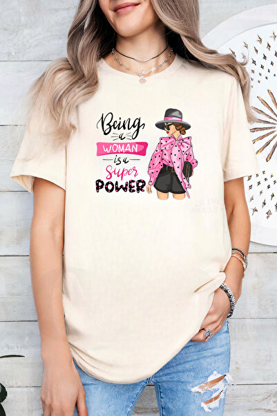 Sarah's Boutique Women's T-shirt – 100% cotton – Woman Power