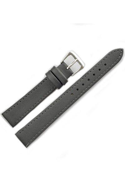 ALLURE Curea de ceas Jastrap din piele gri, extra lungă (62347-JA-GRAY) 16mm