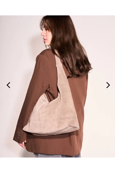 Afra Real Suede Women's Shoulder Bag