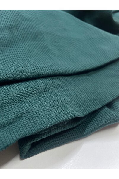 LUSSAMODA Emerald Green Camisole Ribbed Fabric En-150Cm.