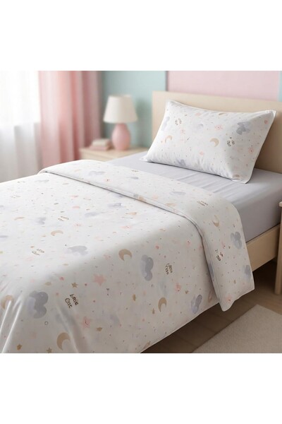 MayHome Σετ Σεντόνια Παιδικά Polycotton Μονά 2520432184-1 με Λάστιχο (Π: 100c...