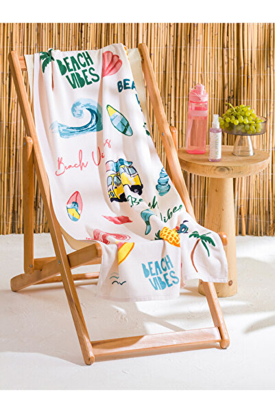LC Waikiki Printed Women's Beach Towel from Uzg Store for Style Enthusiasts 7...