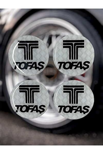 Damla Etiket Tofaş Wheel Hub 4-Piece Universal Wheel Hub 3D Wheel Emblem Drop...