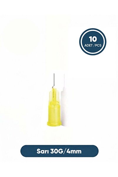 Genject 30G (0.82mm) 4mm, Sarı Enjektör Ucu 10 Ad./Pkt.