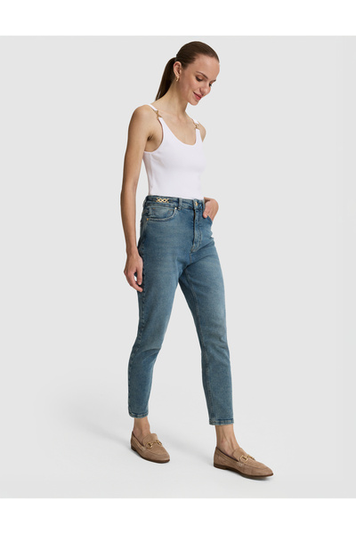 Pierre Cardin Μπλε Τζιν Παντελόνι 50324039-VR036
