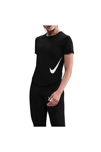 Nike Tricou de alergare pentru femei Tempo Swoosh Dri-Fit FW 2025-Negru-S