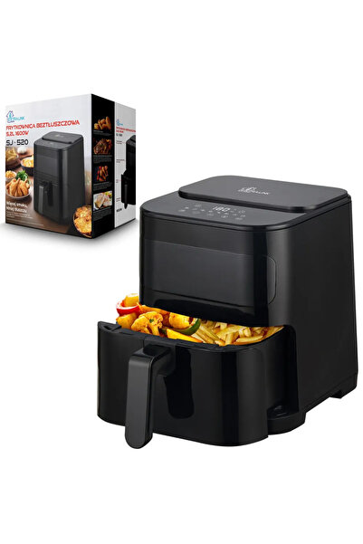 Extralink Friteuză cu aer cald HOME AIR SJ-520, 5.2L, 8 Programe, Ecran tacti...