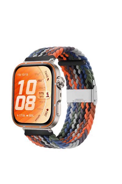 Sneezy Huawei Watch Fit 5 Pro İle Uyumlu Metal Klipsli Solo Fiberlink Yumuşak...