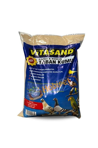 sevgipet vtsnd Kafes ve Kümes İçin Sarı Taban Kumu - Hijyenik Kuş Kumu (20 KG)