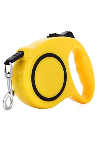 Goliat Lesă automată pentru câini de până la 11 kg - Galbenă, 3m, Rezistentă,...