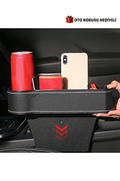 Autokit Car Seat Side Organizer Pocket Gap Filler Oraganizer Black Organizer
