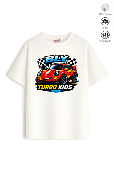 Belya Kids Wear Tricou pentru băieți Oversize Mold Belya Kids Car Design 60