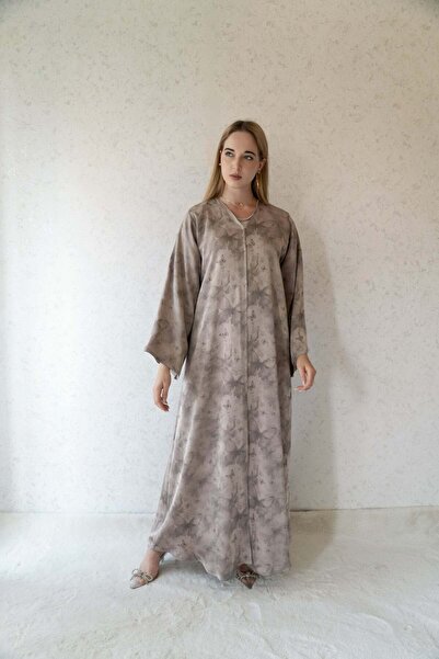 MODEST SISTERS Luxury Silk Satin Butterfly Abaya (Includes plain sheila)