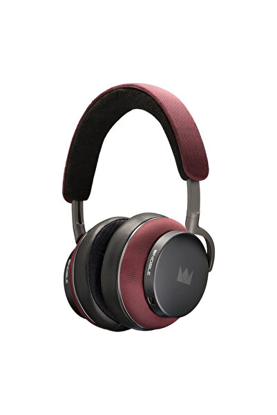 NOBLE سماعات رأس لاسلكية Audio FoKus Apollo Pro باللون الأحمر العنابي