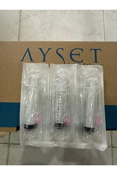 adenis Ayset Steril Enjektör 10cc Pembe Uç