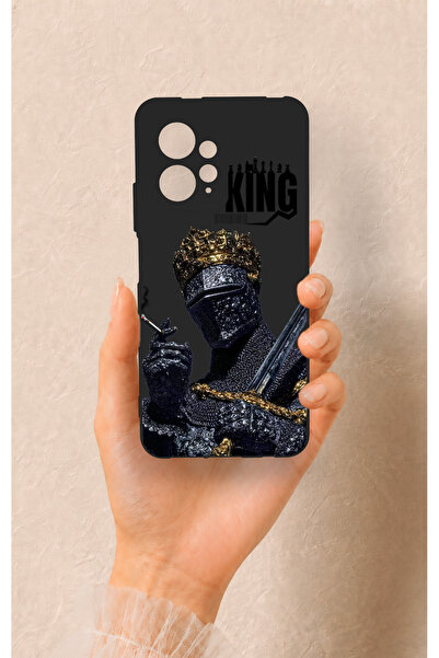Vip Case Redmi Note 12 4G Uyumlu King Desenli Silikon Kılıf