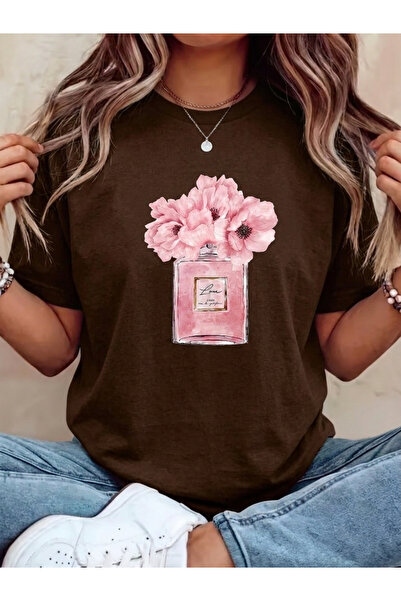 trendypassion Tricou unisex cu design imprimat și detalii parfumate